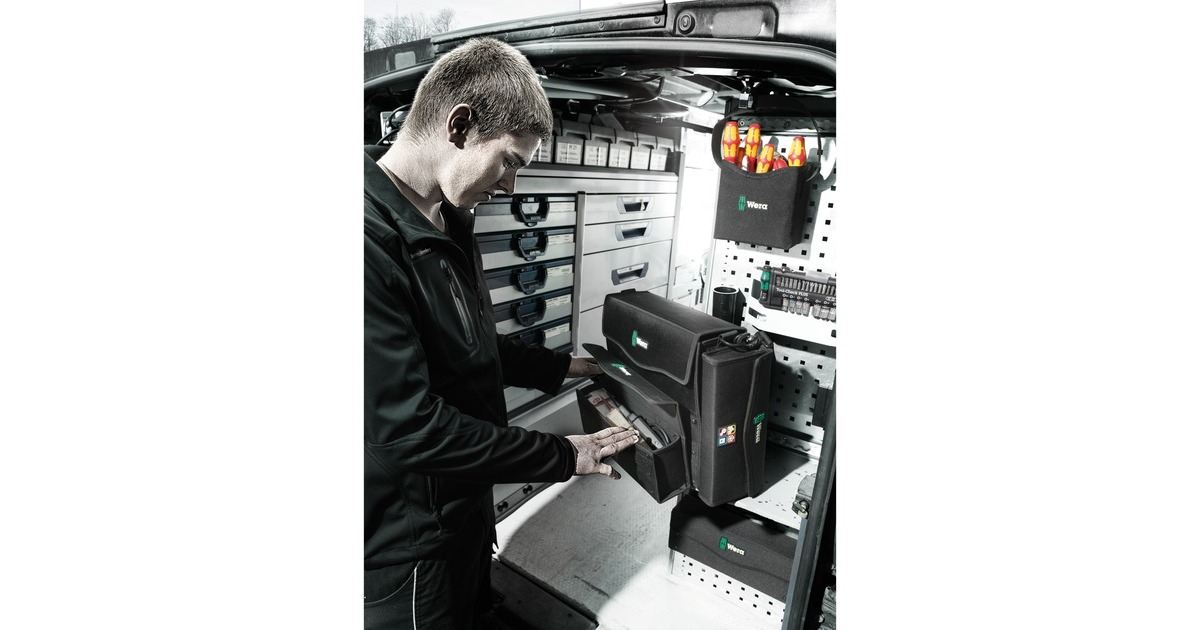 Wera Schraubendreher-Satz Kraftform 2go 100 VDE(rot/gelb, 11-teilig, im Köcher Wera 2go 4)