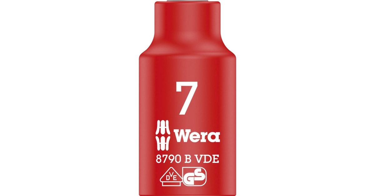 Wera VDE Zyklop-Steckschlüssel-Einsatz, 7mm, 3/8"