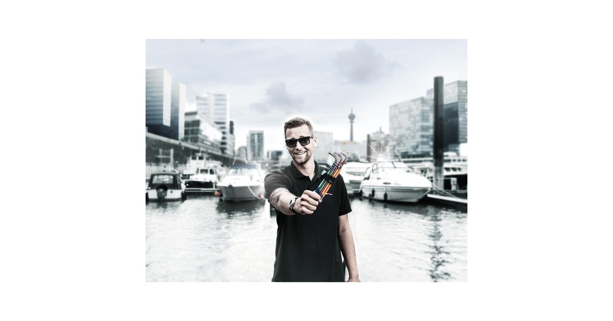 Wera Winkelschlüsselsatz 3950 SPKL/9 SM, Schraubendreher(Edelstahl, mit Halteclip)