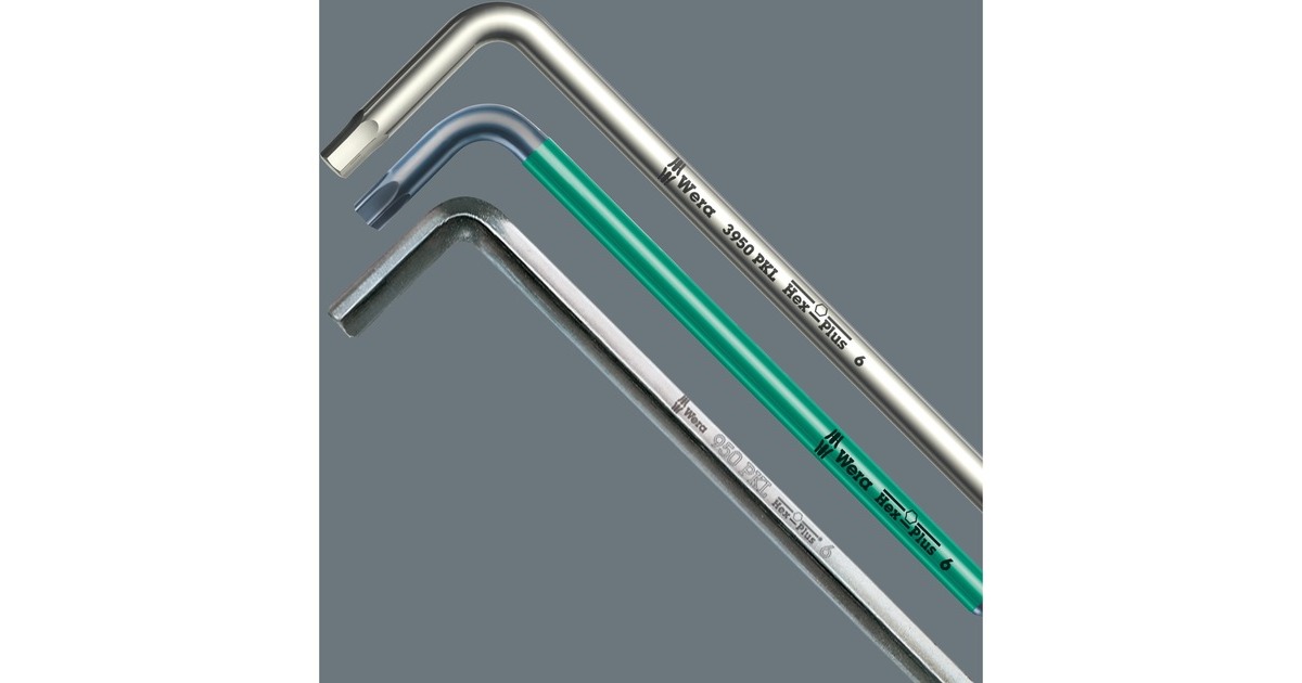 Wera Winkelschlüsselsatz 3950 SPKL/9 SM, Schraubendreher(Edelstahl, mit Halteclip)