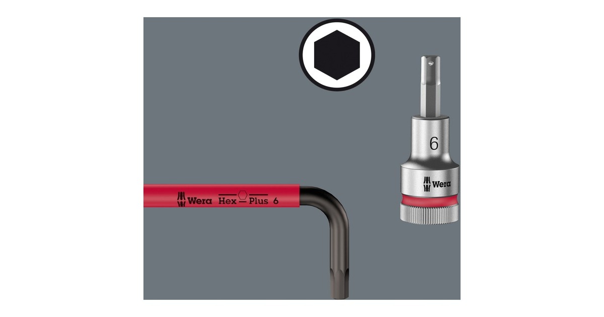 Wera Winkelschraubendreher-Satz 950/9 HexPlus Multicolour Imperial 1(schwarz, 9-teilig, mit Falttasche)