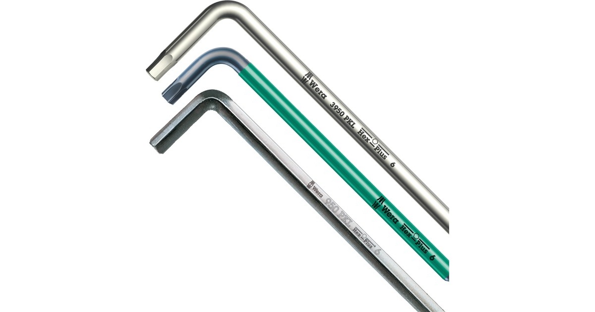 Wera Winkelschraubendreher Satz 950 PKL/9 SM N(chrom, mit Halteclip)