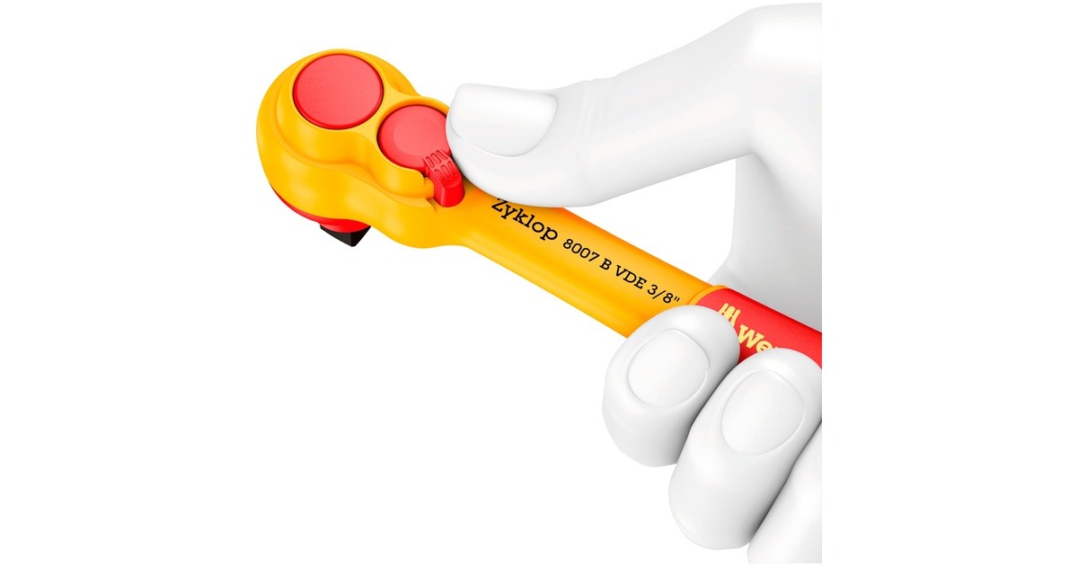 Wera Zyklop Knarre 8007 B VDE, 3/8