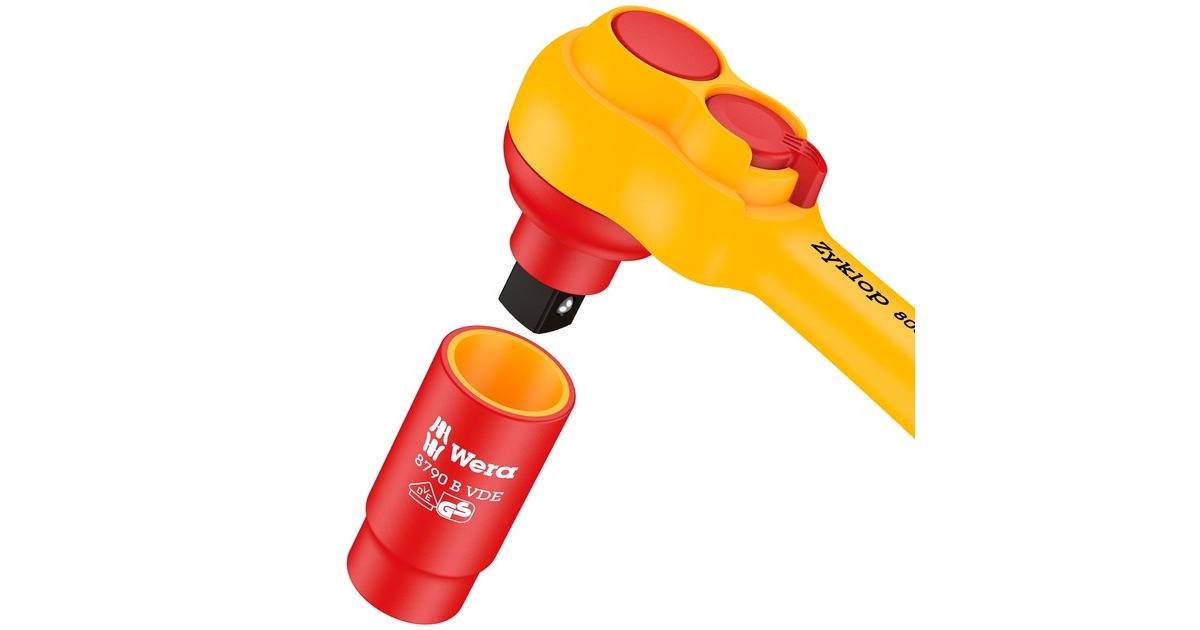 Wera Zyklop Knarrensatz 8100 SB VDE 1, 3/8