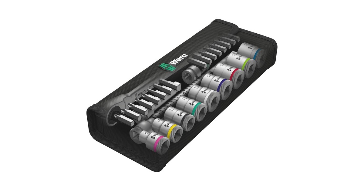 Wera Zyklop Metal-Knarrensatz 8100 SB8, 3/8