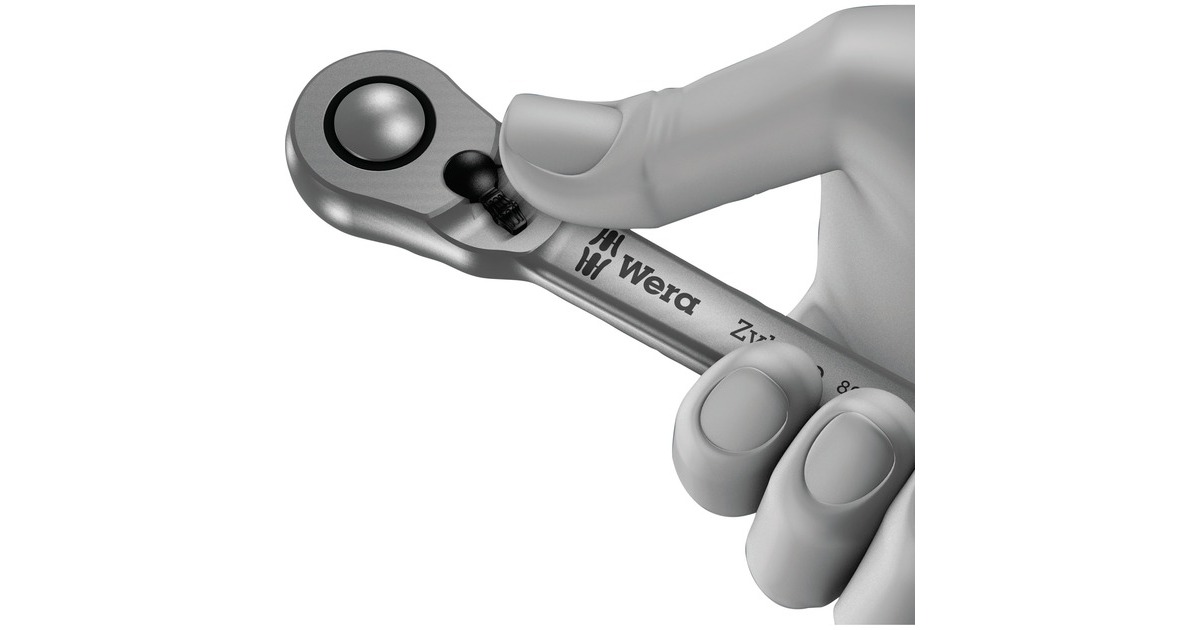 Wera Zyklop Metal-Knarrensatz 8100 SB HF1, 3/8