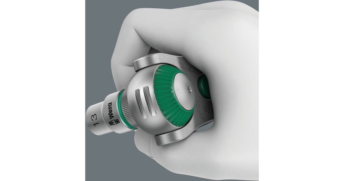 Wera Zyklop Speed-Knarre 8000 C SB(mit schwenkbarem Kopf, 1/2