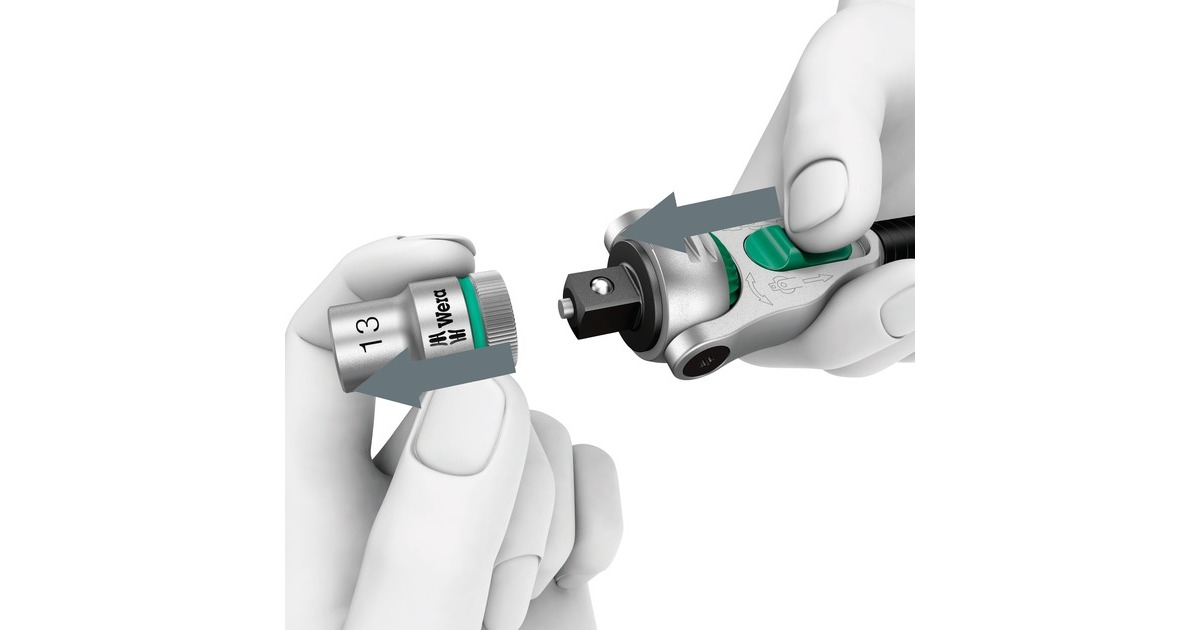 Wera Zyklop Speed-Knarrensatz 8100 SB 2, 3/8