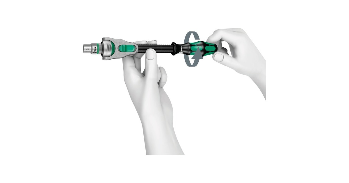 Wera Zyklop Speed-Knarrensatz 8100 SB 2, 3/8