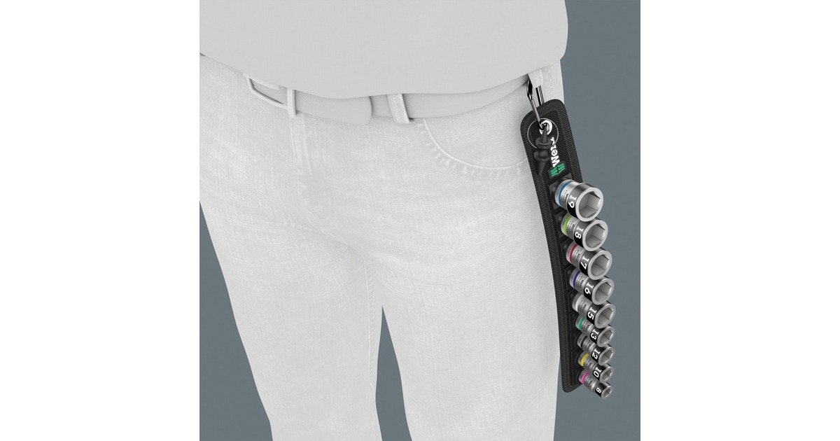 Wera Zyklop Steckschlüsseleinsatz-Satz Belt B1, 3/8
