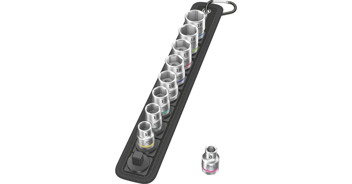 Wera Zyklop Steckschlüsseleinsatz-Satz Belt B4, 3/8