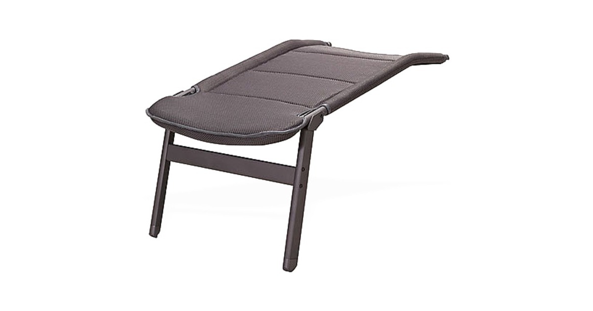 Westfield Beinauflage BREEZE "Charcoal Grey" 925020, Camping-Fußstütze(dunkelgrau, für Camping-Stuhl NOBLESSE)