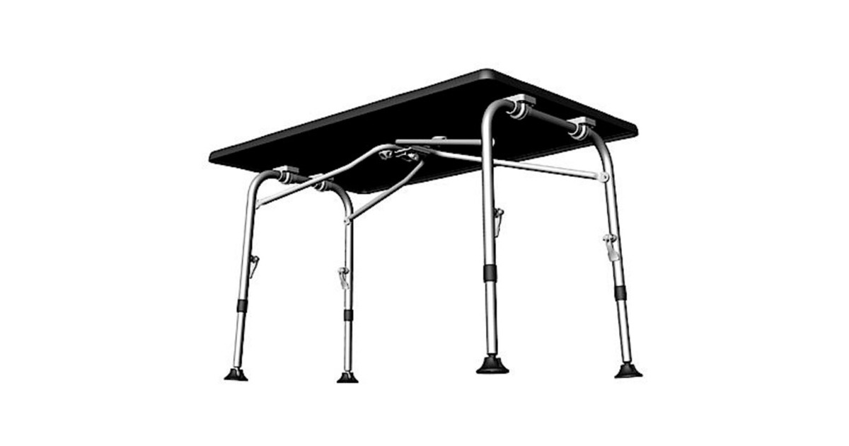 Westfield Camping-Tisch Superb 115 201-1646(grau/aluminium)