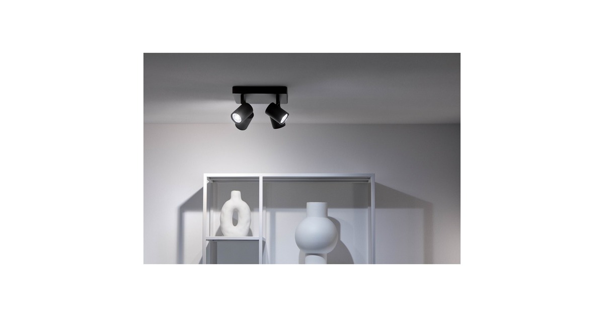 WiZ IMAGEO 4x einstellbarer Spot quadratische Platte, LED-Leuchte(schwarz)