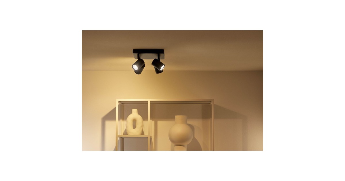 WiZ IMAGEO 4x einstellbarer Spot quadratische Platte, LED-Leuchte(schwarz)