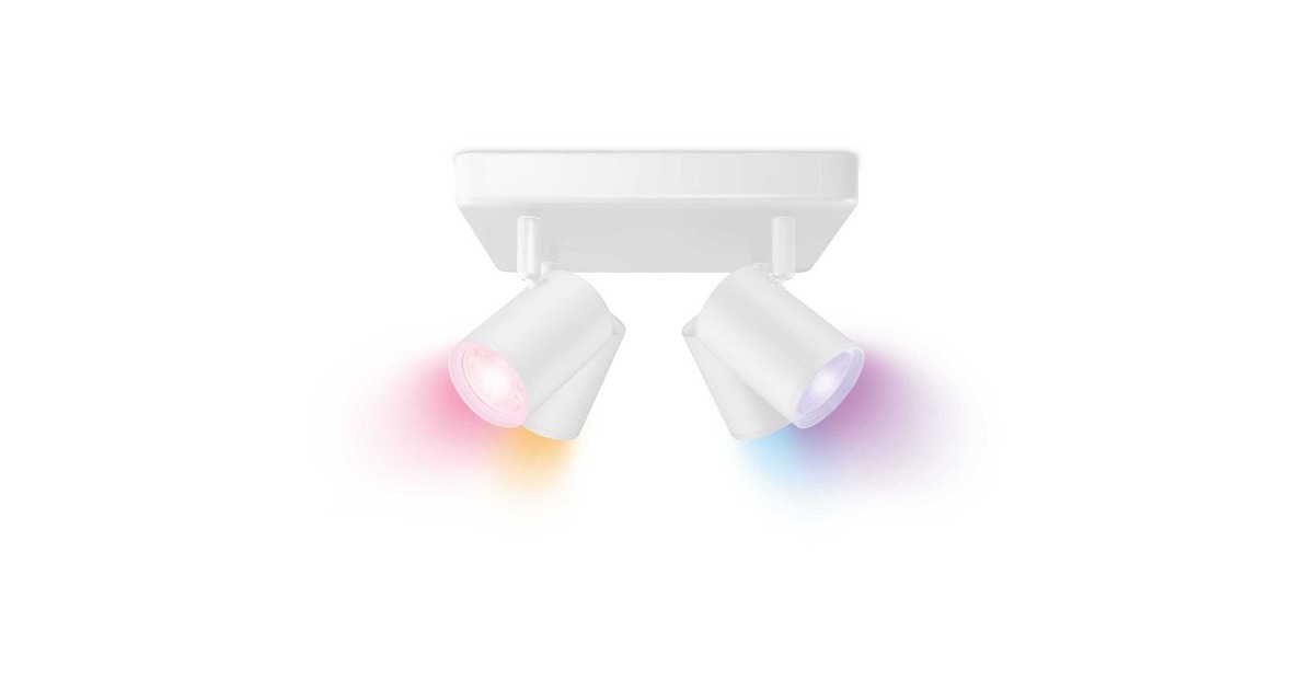 WiZ IMAGEO 4x einstellbarer Spot quadratische Platte, LED-Leuchte(weiß)