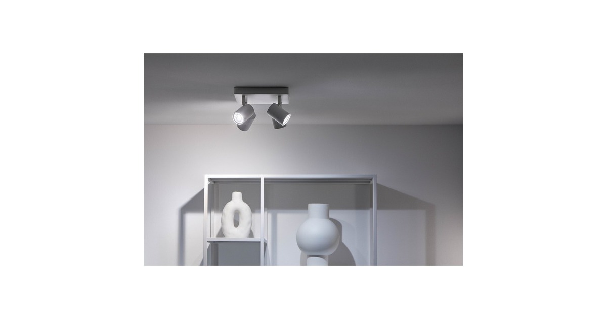 WiZ IMAGEO 4x einstellbarer Spot quadratische Platte, LED-Leuchte(weiß)