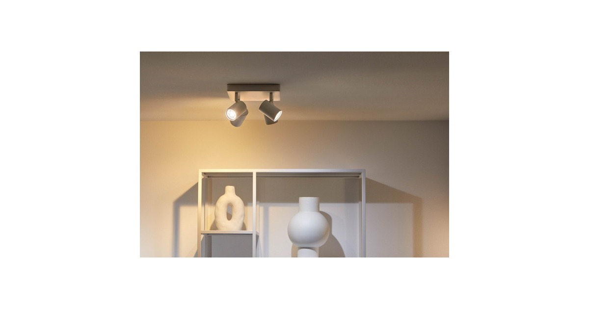 WiZ IMAGEO 4x einstellbarer Spot quadratische Platte, LED-Leuchte(weiß)