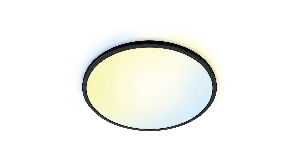 WiZ Superslim Deckenleuchte 32W, LED-Leuchte(schwarz)