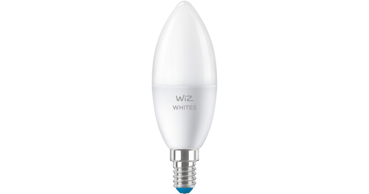 WiZ Whites LED-Kerze C37 E14, LED-Lampe(ersetzt 40 Watt)