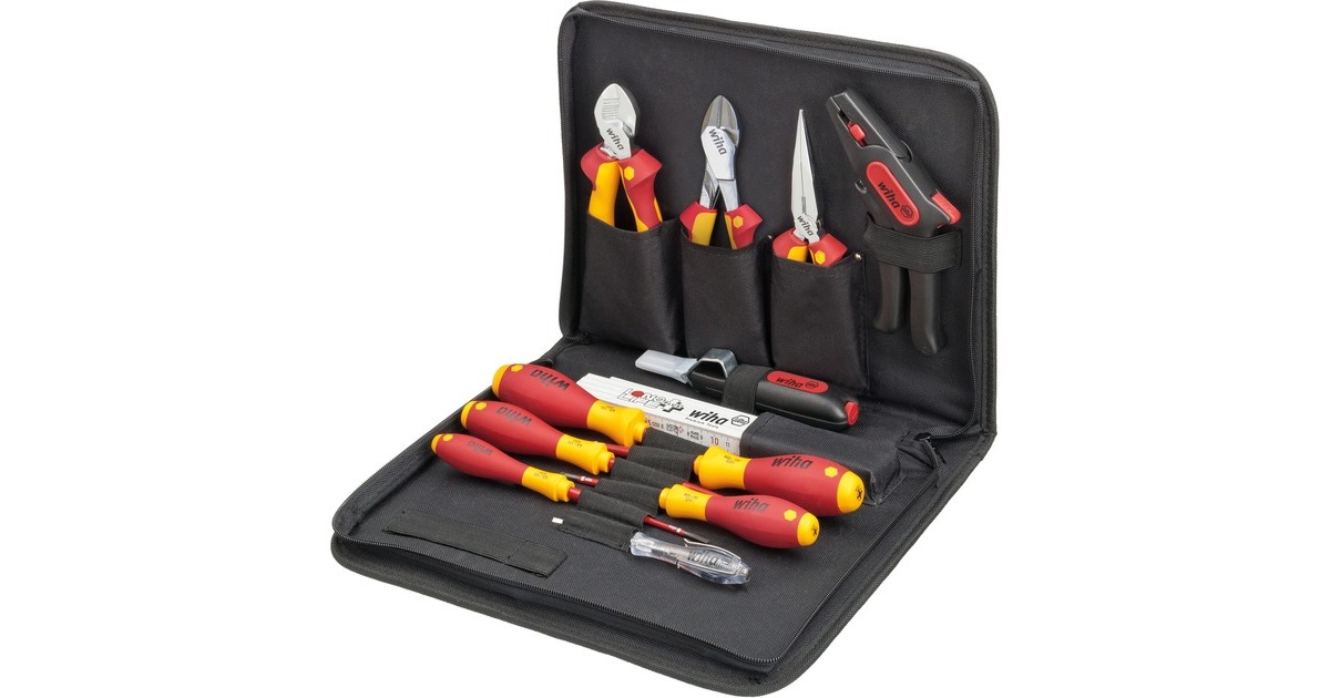 Wiha Best of VDE Werkzeug-Set für Elektriker(rot/gelb) Wiha Best of VDE Werkzeug-Set für Elektriker(rot/gelb)