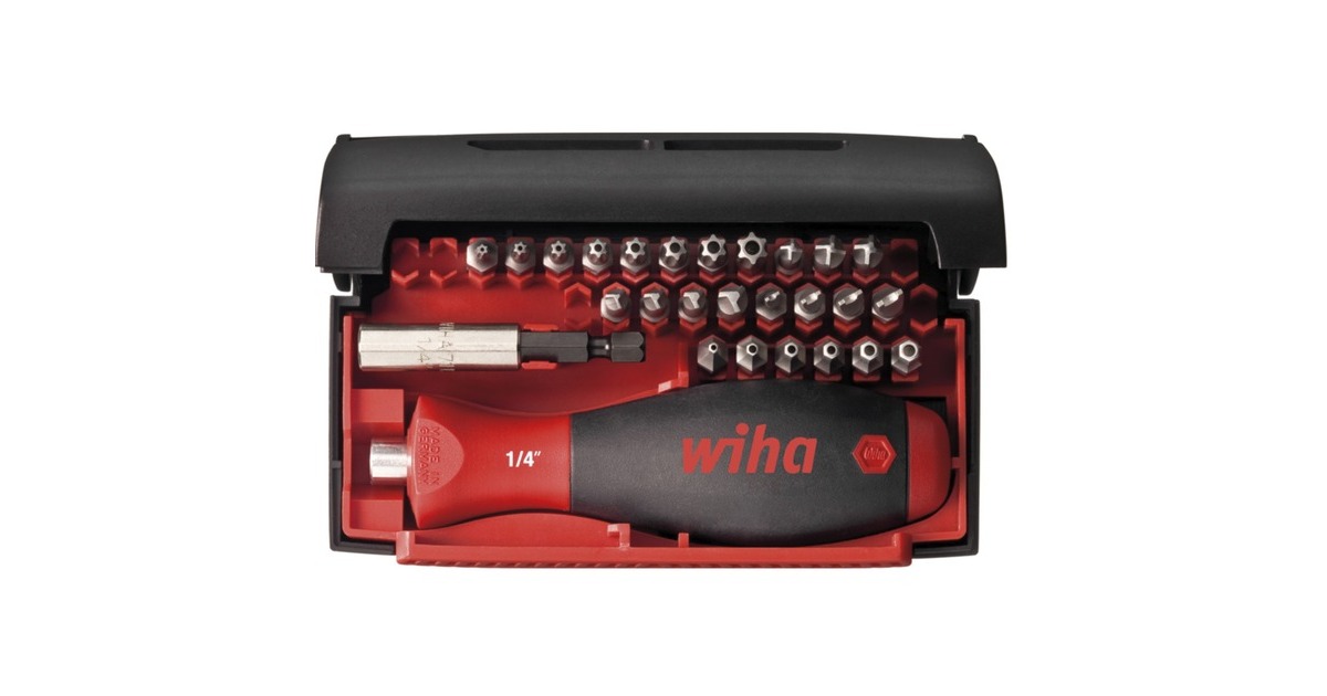 Wiha Bit-Satz Collector Security Standard, 25mm, 1/4"(schwarz, 27-teilig)
