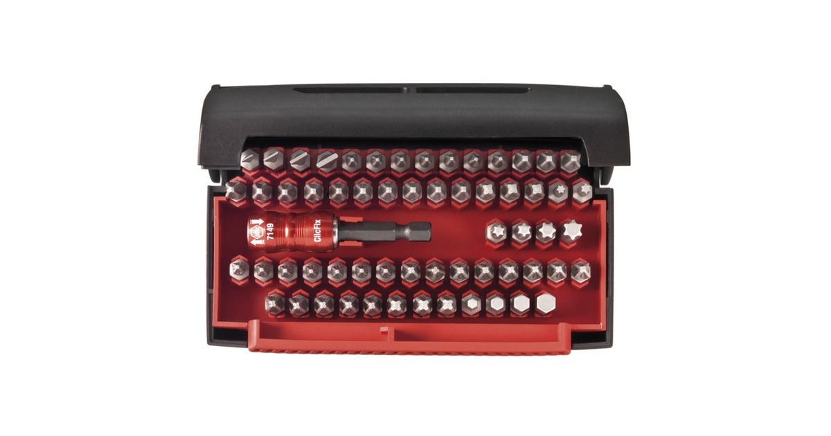 Wiha Bit-Satz Collector Standard, 25mm, 1/4"(schwarz, 61-teilig) Wiha Bit-Satz Collector Standard, 25mm, 1/4"(schwarz, 61-teilig)