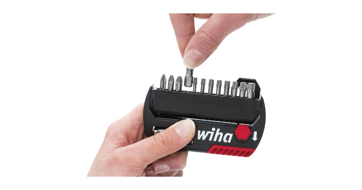 Wiha Bit-Satz FlipSelector Standard, TORX(schwarz/rot, 13-teilig)
