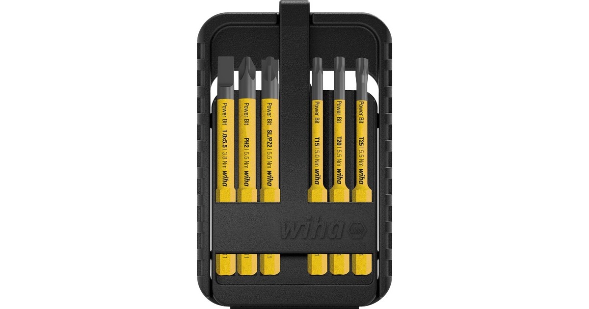 Wiha Bit-Satz Power slimBit electric(gelb, 7-teilig) Wiha Bit-Satz Power slimBit electric(gelb, 7-teilig)