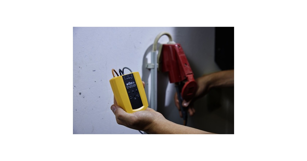 Wiha Drehfeldrichtungsanzeiger 45221, 100 - 700 V AC, Messgerät(gelb/schwarz)