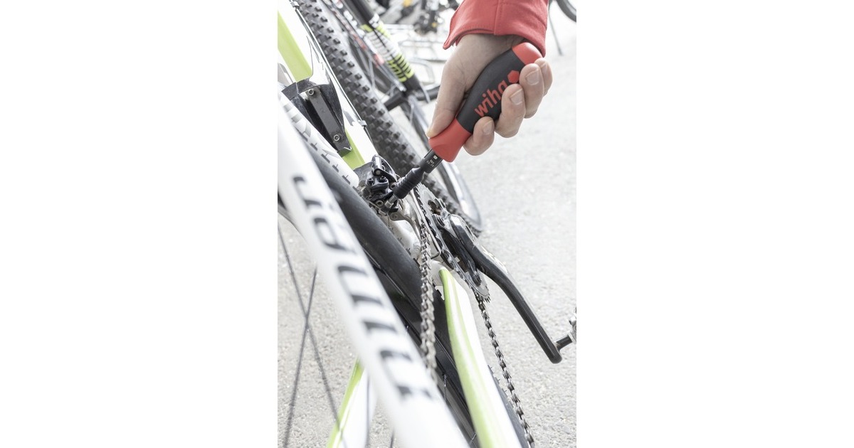 Wiha Drehmoment-Schraubendreher Set TorqueVario-S(schwarz/rot, 14-teilig, 0,8 - 5Nm)