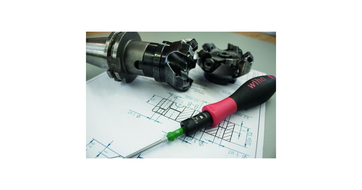 Wiha Drehmoment-Schraubendreher Set TorqueVario-S(schwarz/rot, 14-teilig, 0,8 - 5Nm)