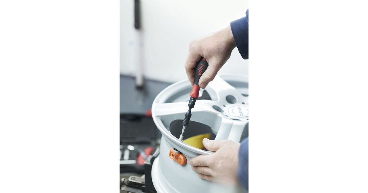 Wiha Drehmoment-Schraubendreher Set TorqueVario-S(schwarz/rot, 14-teilig, 0,8 - 5Nm)