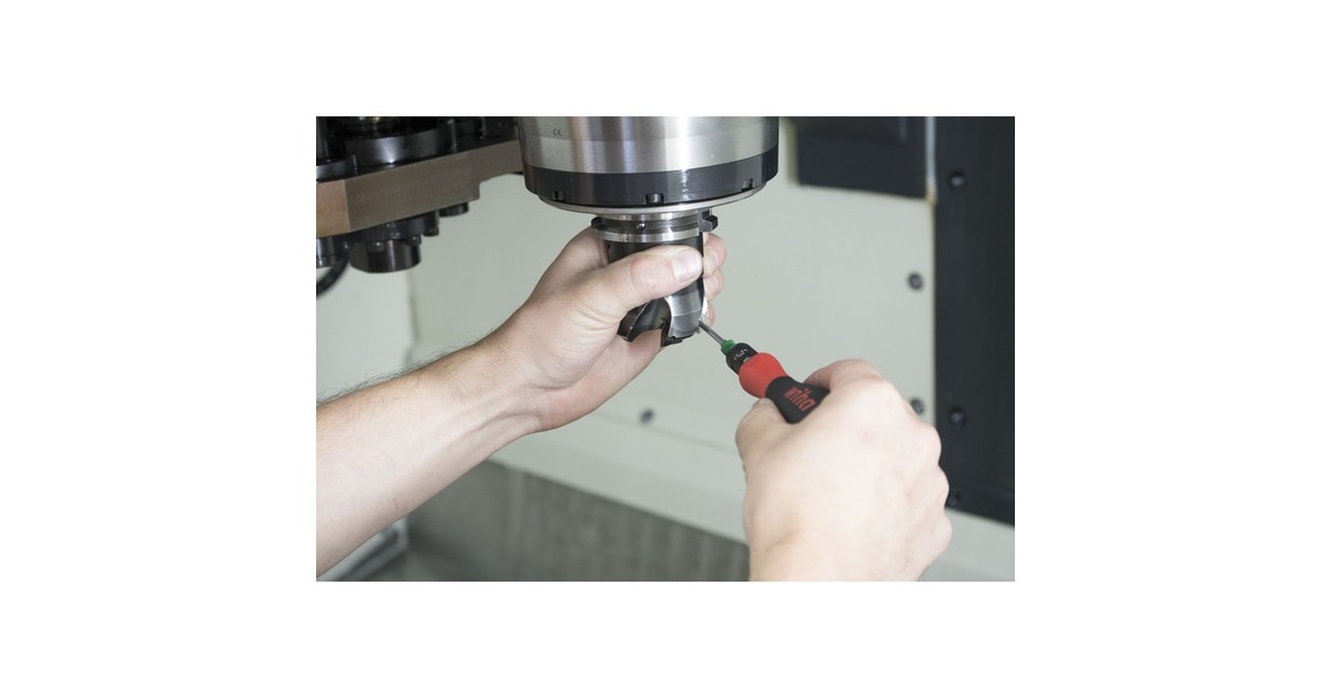 Wiha Drehmoment-Schraubendreher Set TorqueVario-S(schwarz/rot, 14-teilig, 0,8 - 5Nm)