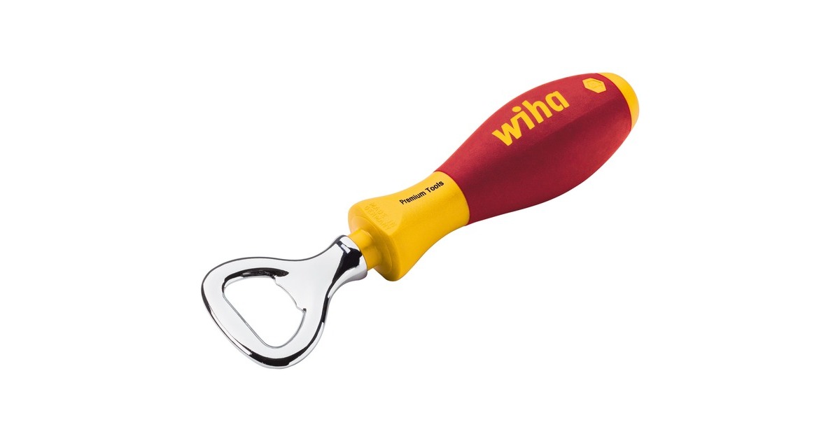 Wiha Flaschenöffner SoftFinish(rot/gelb)