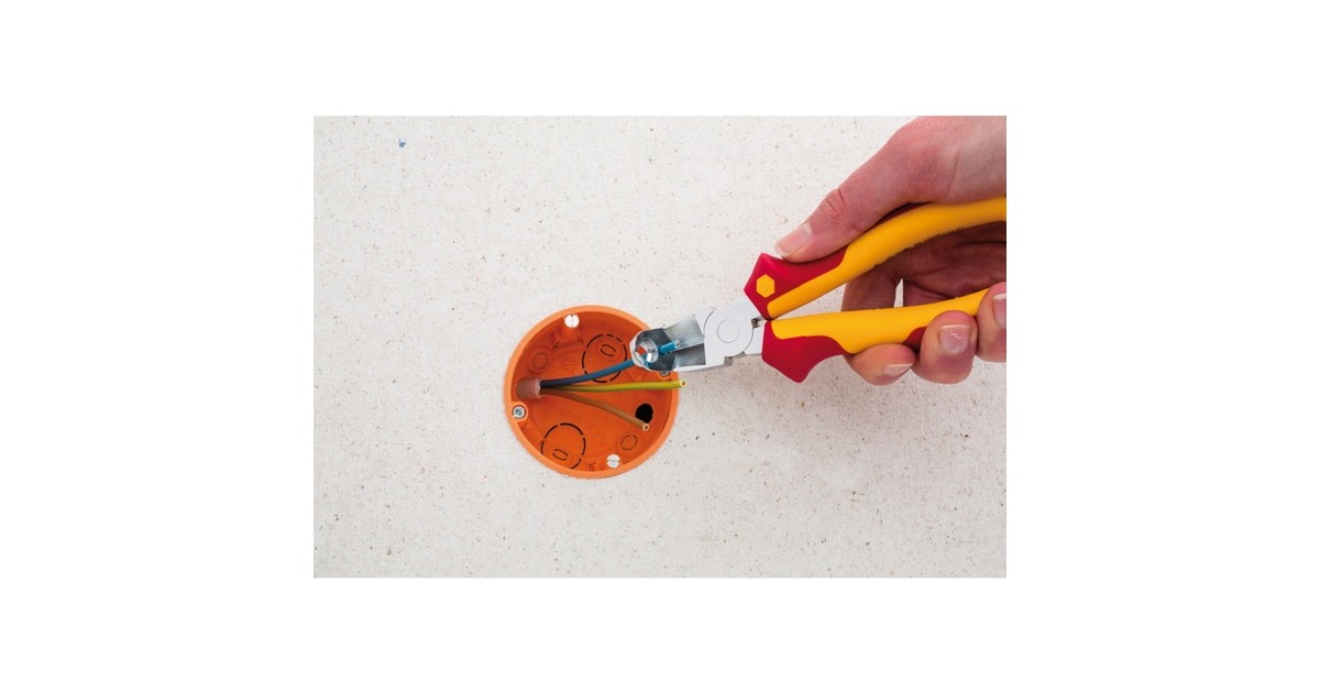 Wiha Installationszange TriCut Professional electric, Abisolier-Zange(rot/gelb)