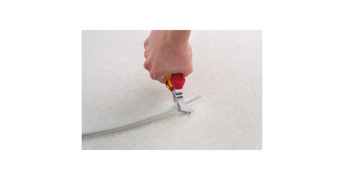 Wiha Installationszange TriCut Professional electric, Abisolier-Zange(rot/gelb)