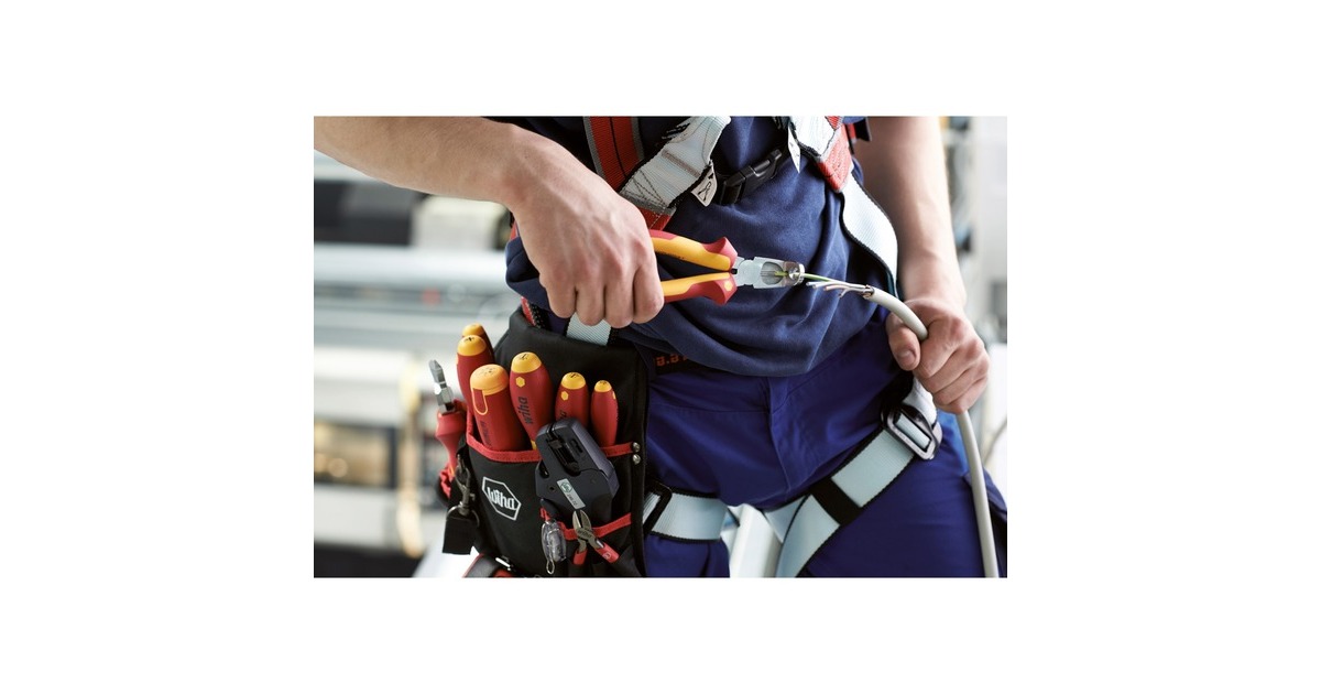 Wiha Installationszange TriCut Professional electric, Abisolier-Zange(rot/gelb)