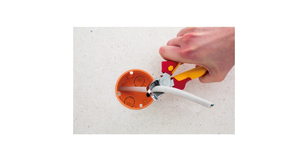 Wiha Installationszange TriCut Professional electric, Abisolier-Zange(rot/gelb)