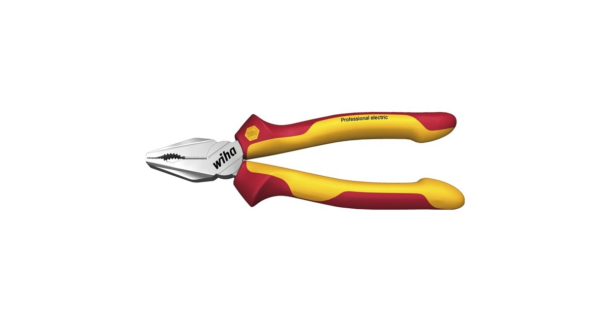 Wiha Kombizange Professional electric(rot/gelb, mit DynamicJoint)