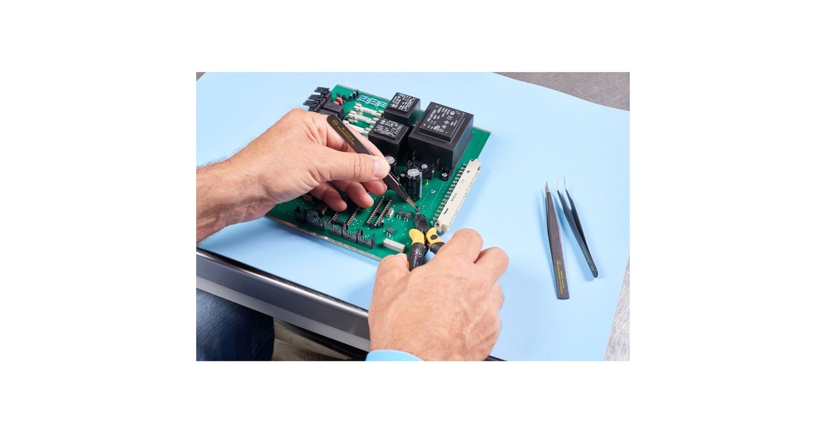 Wiha SMD-Pinzetten-Set Professional ESD, Greifzange(schwarz)