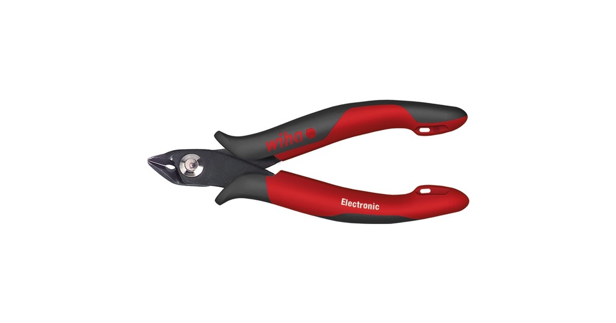 Wiha Schrägschneider Electronic, Schneid-Zange(rot/schwarz) Wiha Schrägschneider Electronic, Schneid-Zange(rot/schwarz)