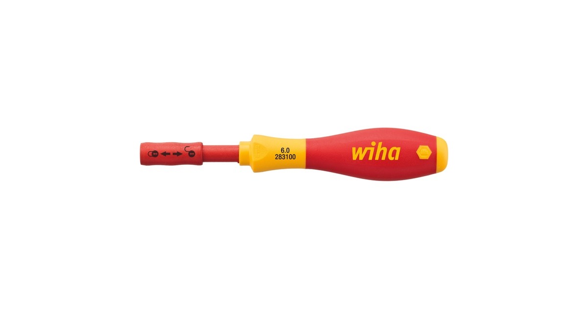 Wiha Schraubendreher-Bithalter SoftFinish electric slimVario(rot/gelb, für 6mm slimBits) Wiha Schraubendreher-Bithalter SoftFinish electric slimVario(rot/gelb, für 6mm slimBits)