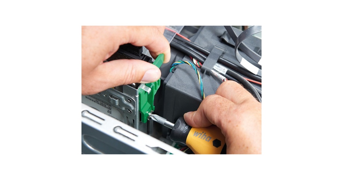 Wiha Schraubendreher-Set SoftFinish ESD, 5-teilig(gelb/schwarz)