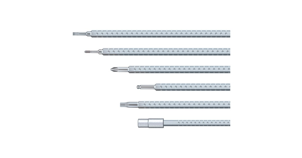 Wiha Schraubendreher mit Wechselklingen-Set SYSTEM 4 ESD(gelb/schwarz, 11-teilig, mit Rolltasche)