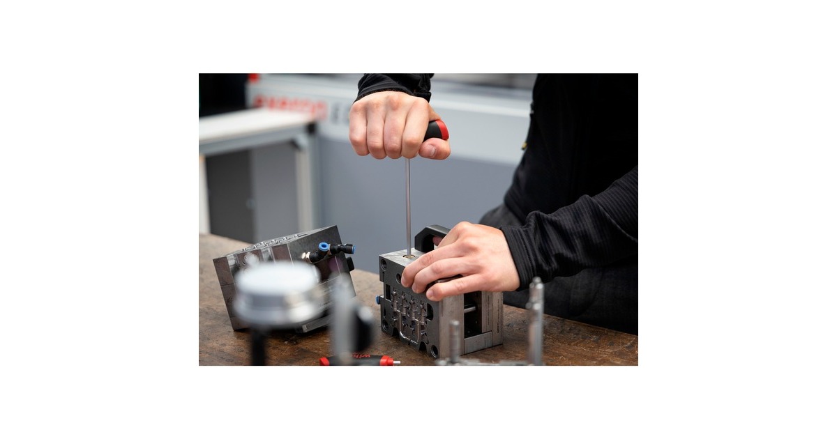 Wiha Stiftschlüssel-Set 334DSK6-01, mit Quergriff ComfortGrip, Schraubendreher(schwarz/rot, 6-teilig, mit Seitenabtrieb)