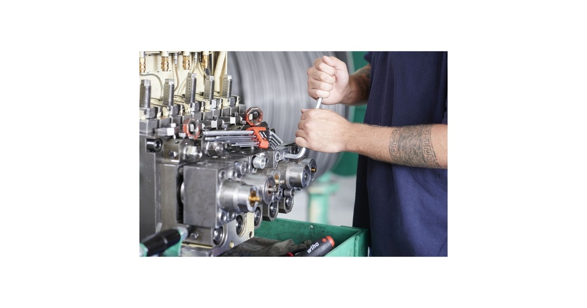 Wiha Stiftschlüssel-Set im ErgoStar Halter, Schraubendreher(9-teilig, MagicRing Haltefunktion)