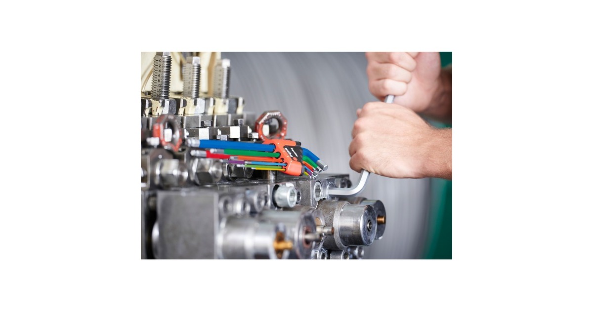 Wiha Stiftschlüssel-Set im ErgoStar Halter, Schraubendreher(mehrfarbig, 9-teilig)