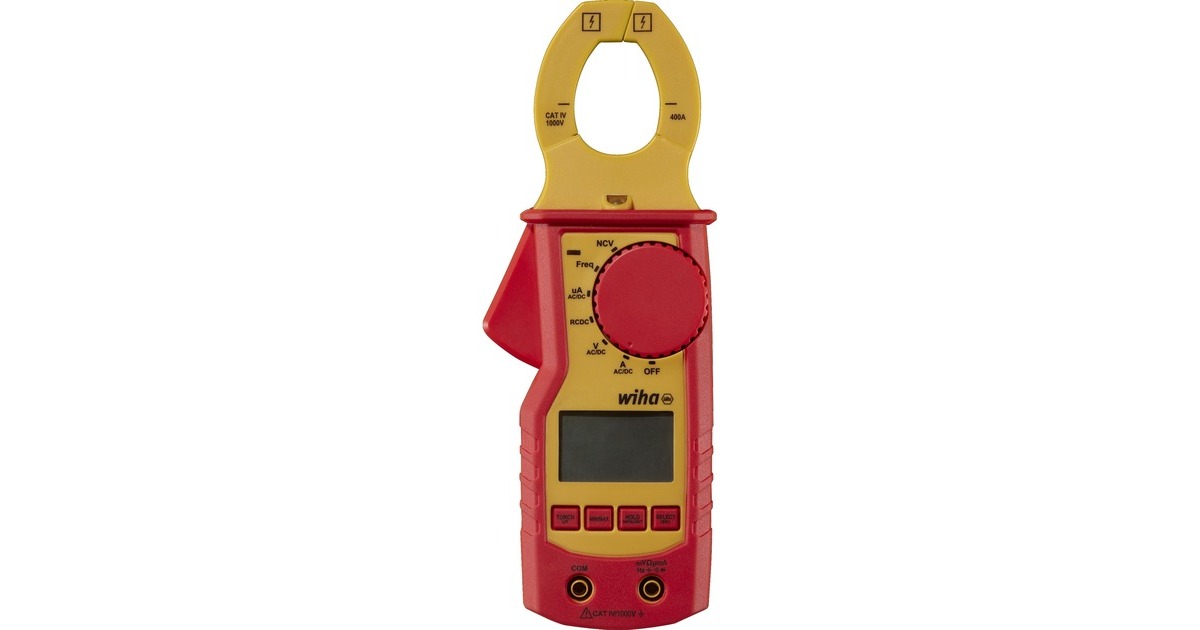 Wiha Strommesszange 45219, bis 1.000 V AC, Messgerät(rot/gelb, kontaktlose Einhandprüfung) Wiha Strommesszange 45219, bis 1.000 V AC, Messgerät(rot/gelb, kontaktlose Einhandprüfung)
