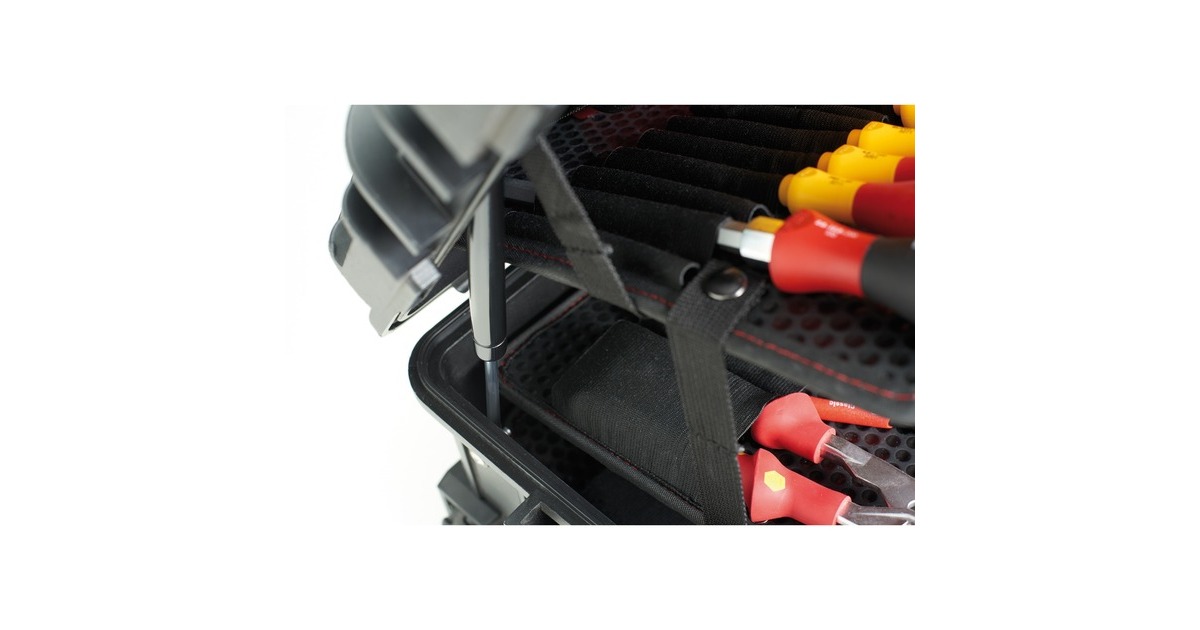 Wiha Werkzeug-Set Elektriker Competence XXL II(rot/gelb, 116-teilig, mit Trolley-Koffer)